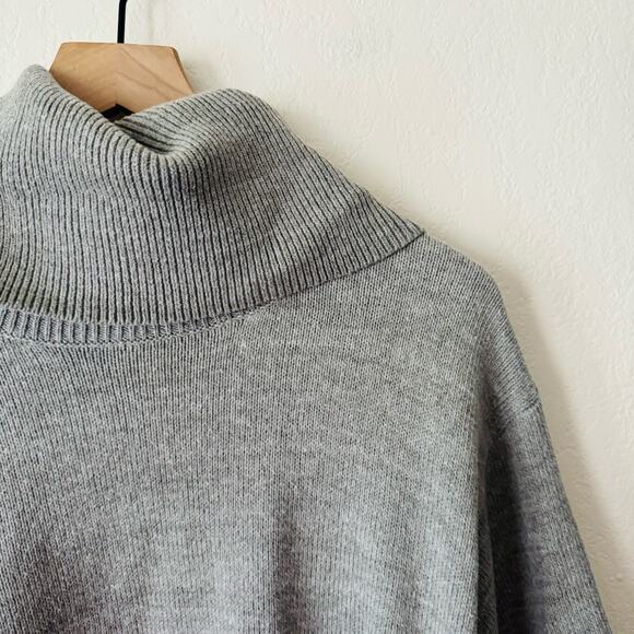 BCBG Maxazria | turtle neck oversized poncho shawl - Picture 4 of 4